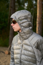Куртка Nothomme Blue Pertex Quantum Diamond Shield Down Jacket "Light Green Gray"