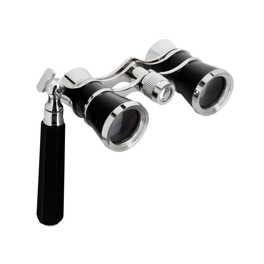 Театральный бинокль-лорнет Levenhuk Broadway 325E, черный - Складная ручка для удобства использования