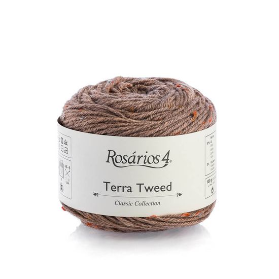 Пряжа ROSARIOS 4  Terra Tweed (97% меринос, 3% вискоза)