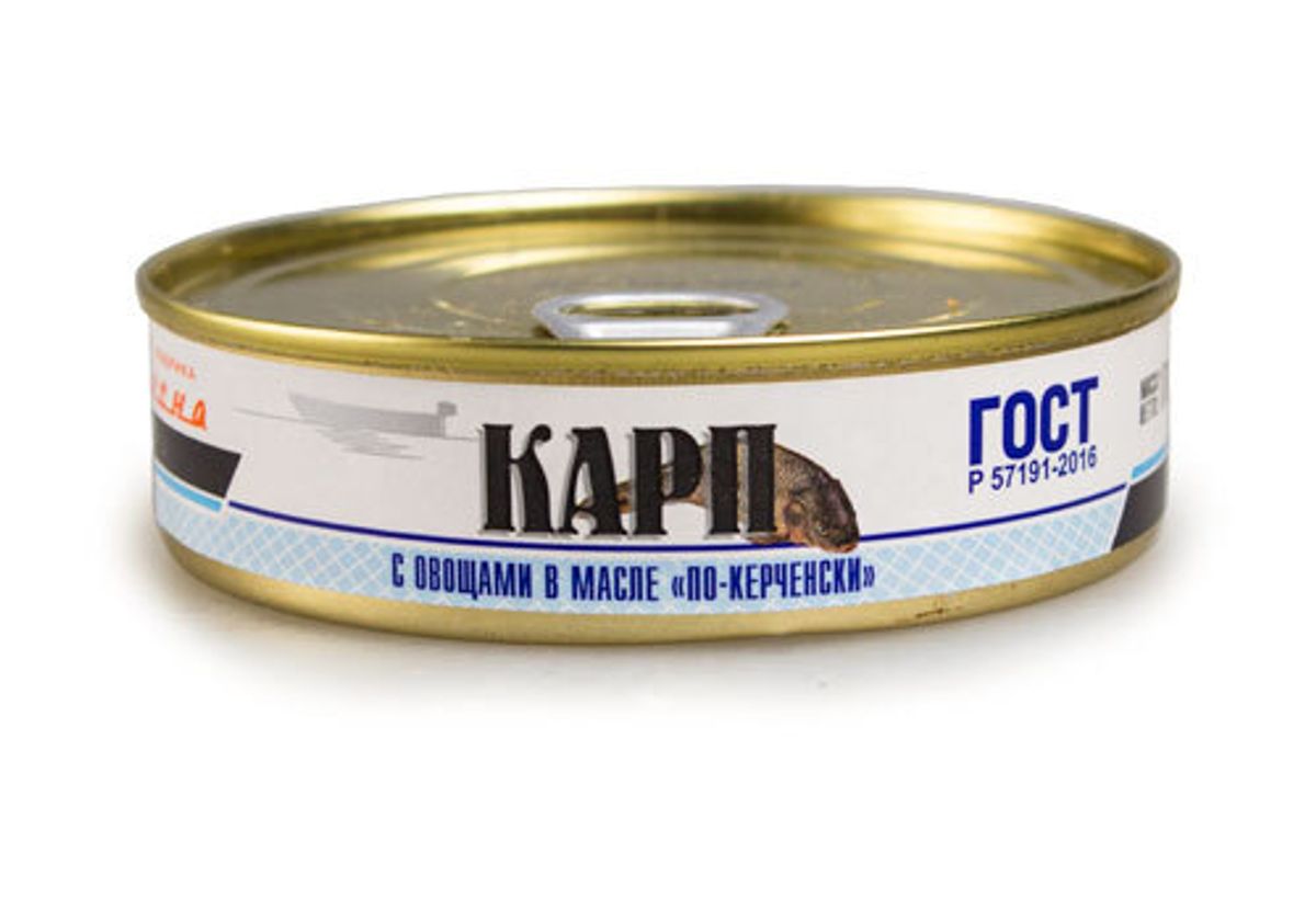 Карп с овощами в масле По-Керченски, 170г