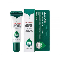 FarmStay Бальзам для губ восстанавливающий с центеллой - Cica farm nature solution lip balm, 10г