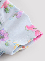 Боди с коротким рукавом для малышей Next E19-739, 3 шт., Молочный, Белый, Голубой