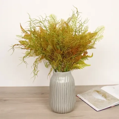 Ваза керамическая «Валенсия» 15*25см оливковая