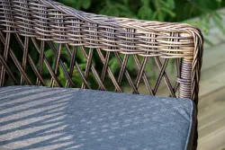 "Сицилия" обеденная группа плетеная, цвет коричневый