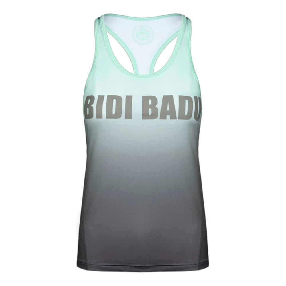 Женская теннисная майка BIDI BADU Rhombo Move Printed Tank Top Women - Grey