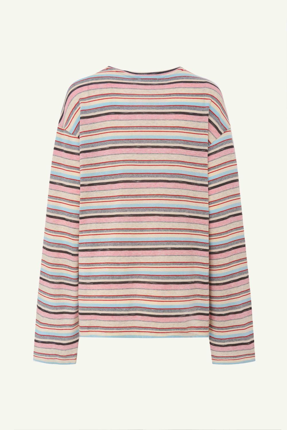 Лонгслив трикотажный (True Preppy), розово-голубой