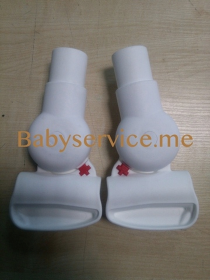 Шарнир капюшона белый левый