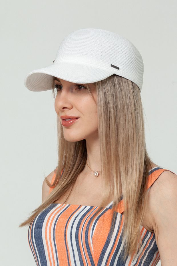 VKS-150 Кепка (Светло-бежевый / 57-58 / 30х30х6 / б/р / Соломка/шелк / 0.3)