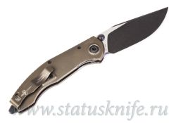 Нож CKF Sokosha Duotone  (A.Marfione, А.Малышев, М390, титан, карбон, циркути, цирконий)фотография - 5