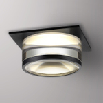 370916 SPOT NT22 512 черный Светильник встраиваемый IP20 GU10 9W 220V GEM