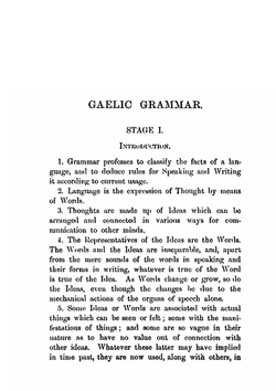 Scottish Gaelic As A Specific Subject. Stage 1 | Gaidhealach Comunn