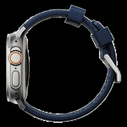 Ремешок Nomad Rugged Band для Apple Watch 42/44/45/49мм, Silver/Atlantic Blue (NM01296485)