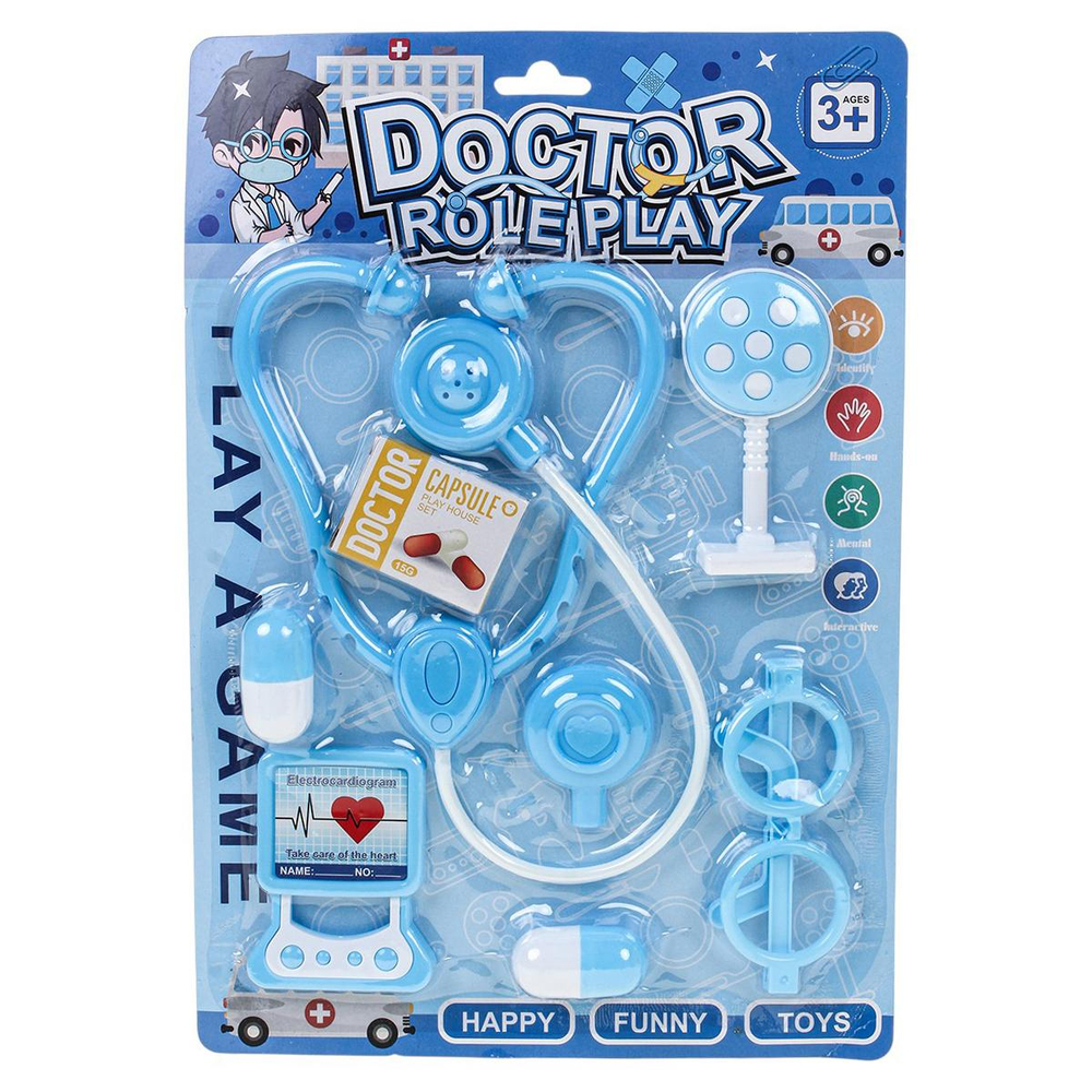 Набор доктора, 8 предметов, блистер HC-X12