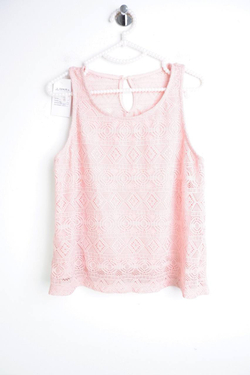 Топ ажурный, маркировка L, визуально на 48 размер