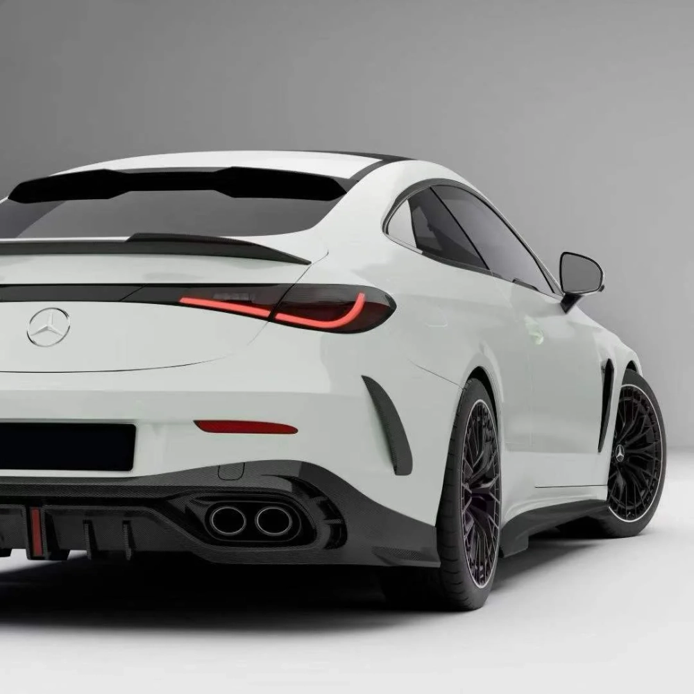 Карбоновый обвес для Mercedes-Benz CLE C236 CLE53 AMG 2023+ Мерседес бампер в сборе Диффузор Спойлер