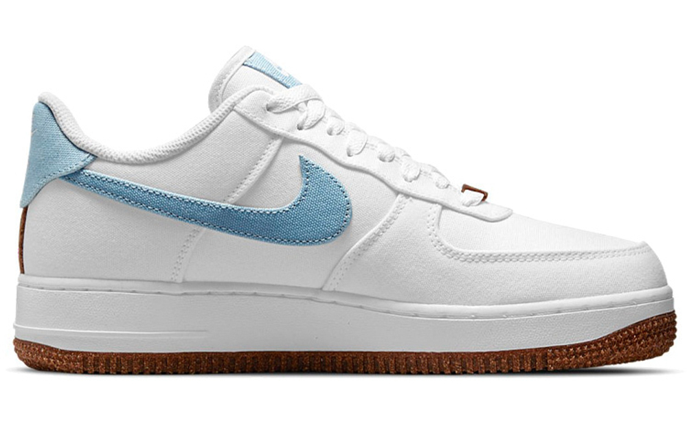 Nike Air Force 1 Low'07 SE "Indigo" non-slip wear-resistant low-top sneakers women's white and blue