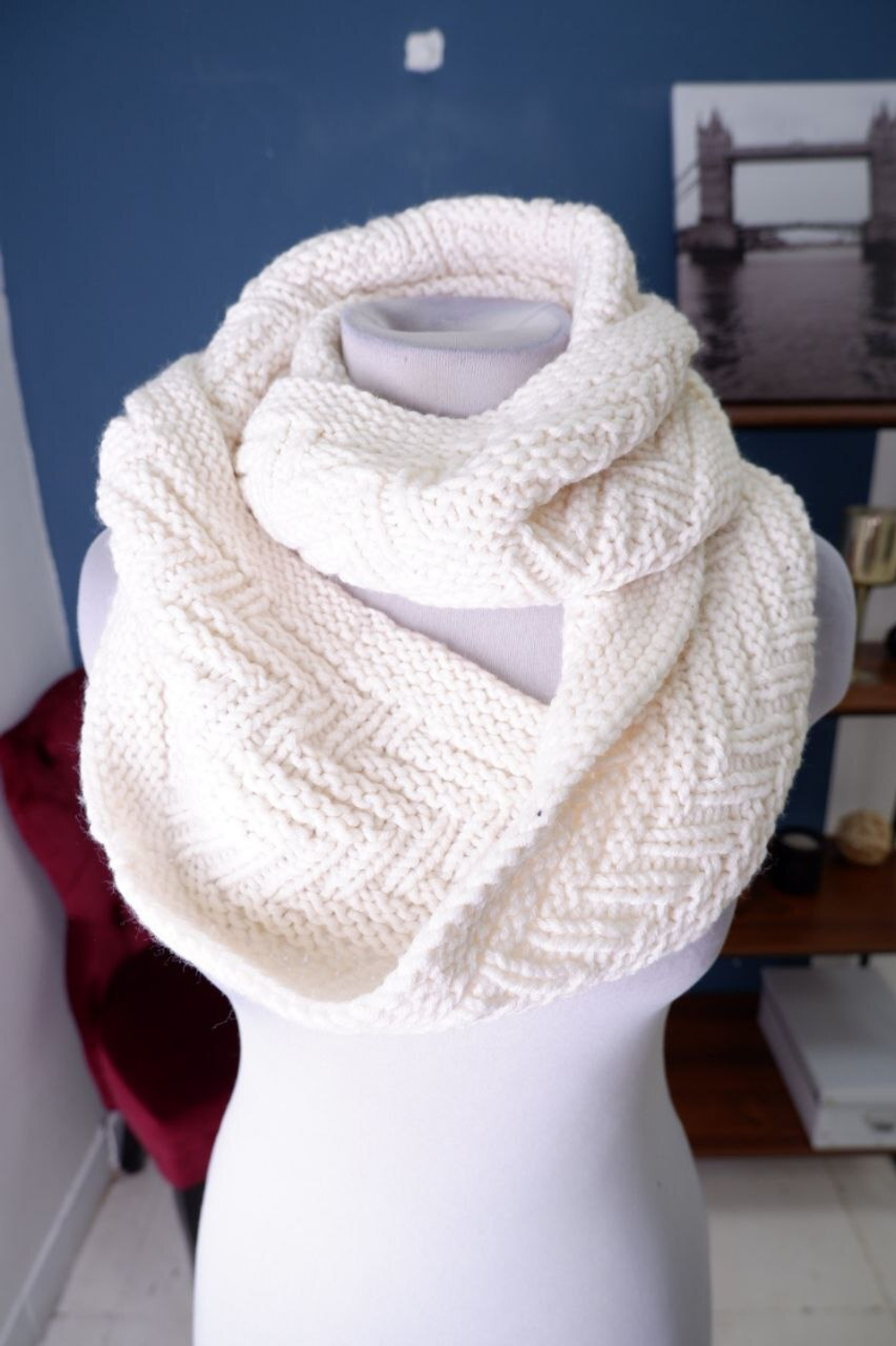 Снуд  красивой вязки