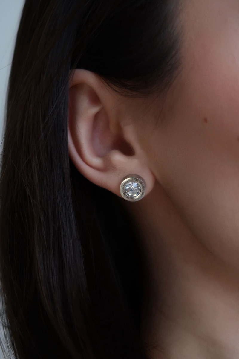 Пусеты РИМСКИЕ ЦИФРЫ silver