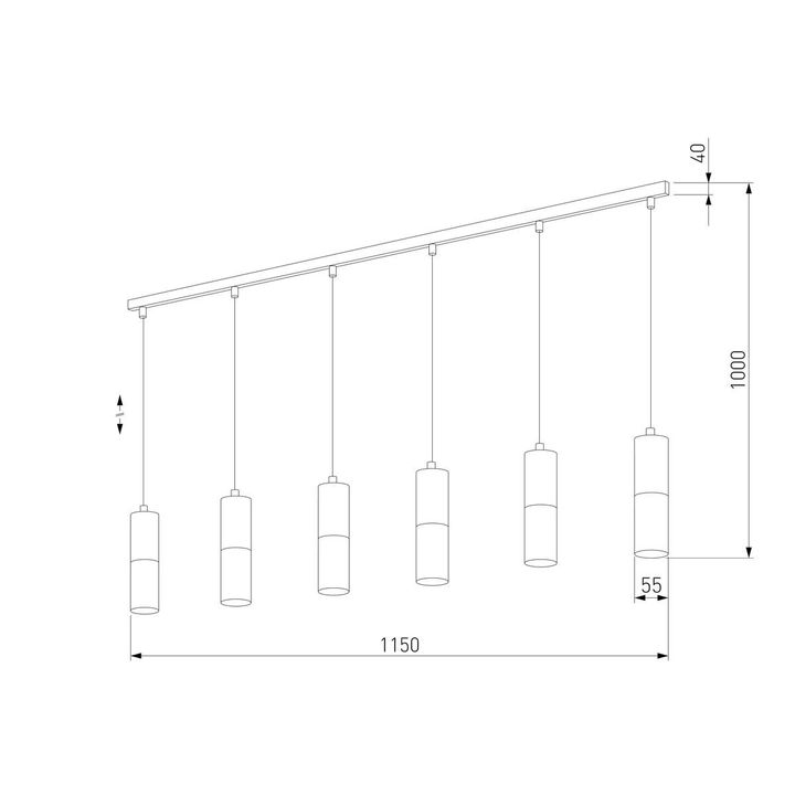 Подвесной светильник TK Lighting 4358 Elit White