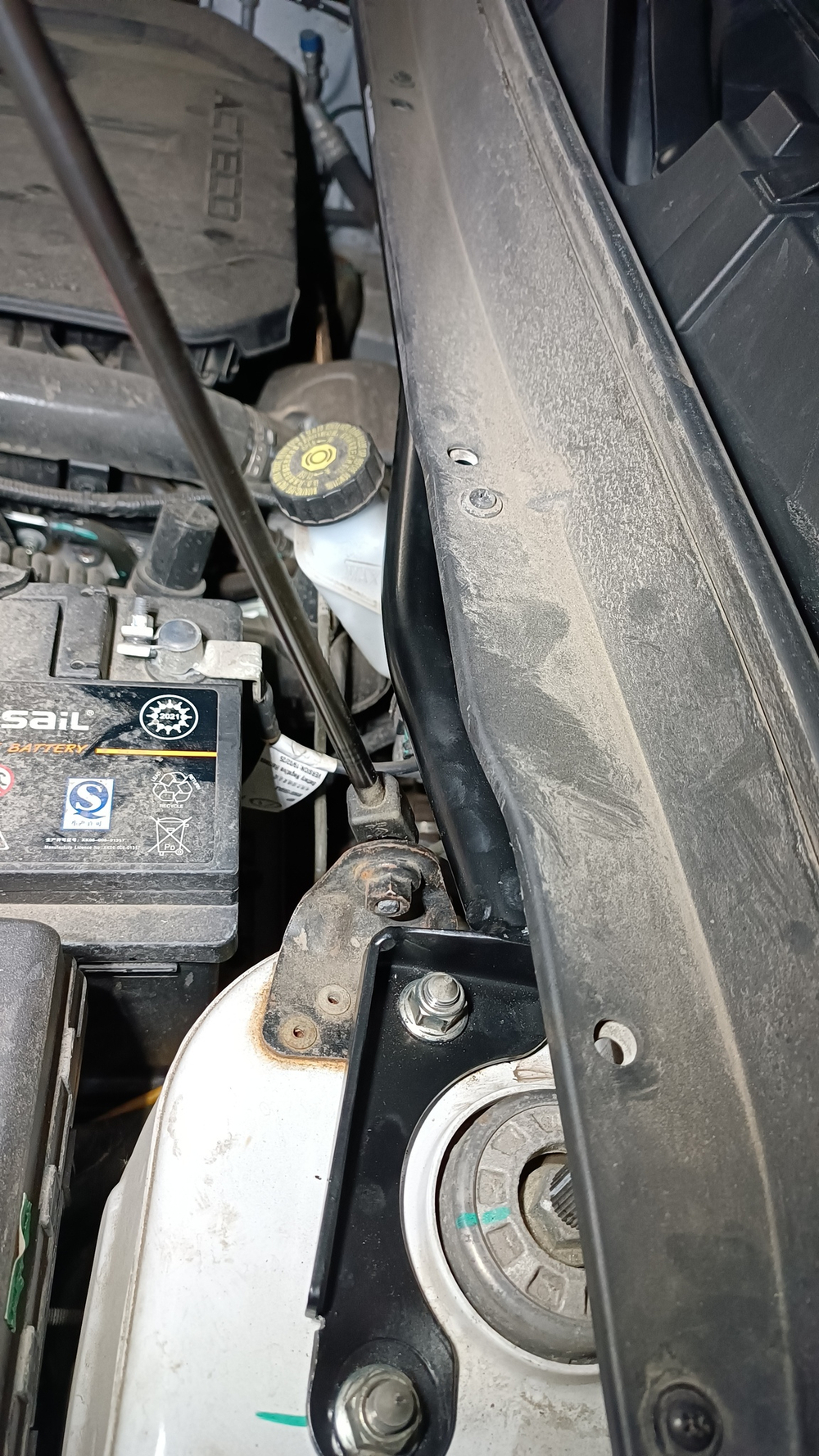 Распорка передних стоек (упоры на стойках) Chery Tiggo 7 Pro Max, 8, 8 Pro, 8 Pro Max (ПОД ЗАКАЗ)
