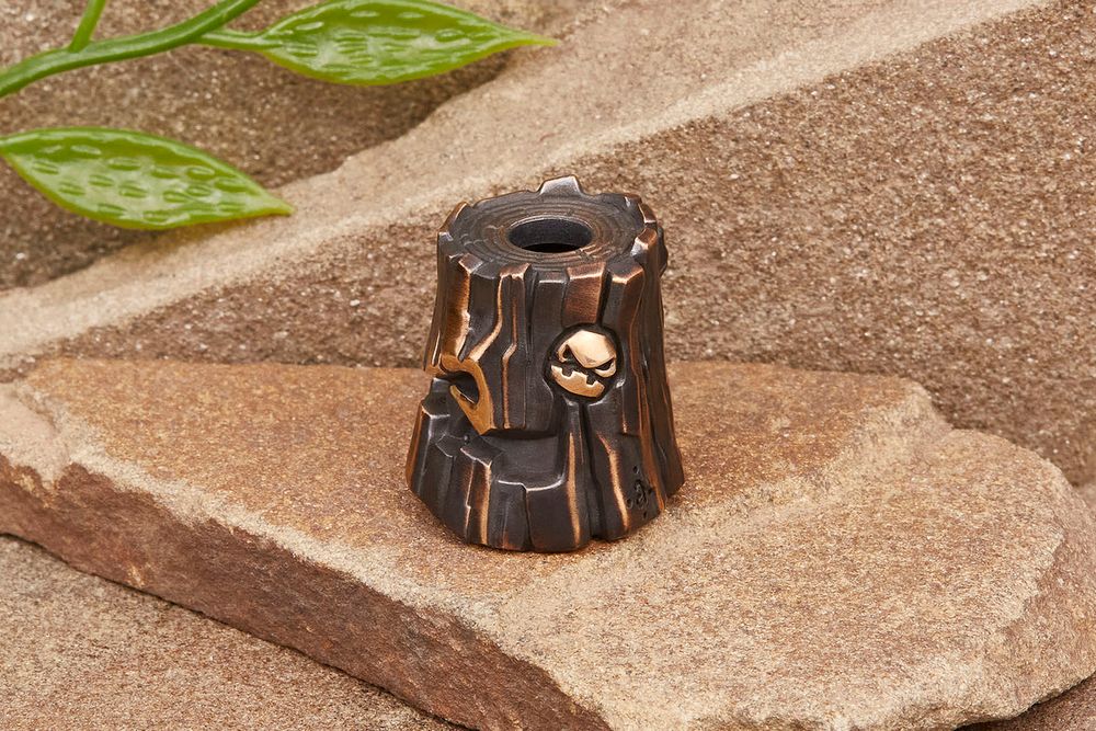 Бусина для темляка Пень (бронза) от мастерской Братьев Пешковых