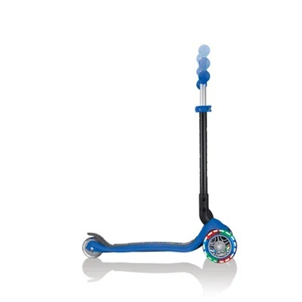 Самокат Globber Go Up Foldable Plus Lights, синий синий