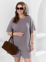 Блузка Вуаль-4 Виотекс СЕРЫЙ