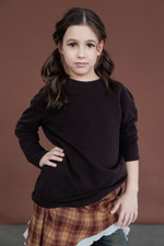 свитшот в цвете шоколад