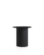 Приставной столик Olir из черной стали и закаленного стекла, 48 x 46,8 см