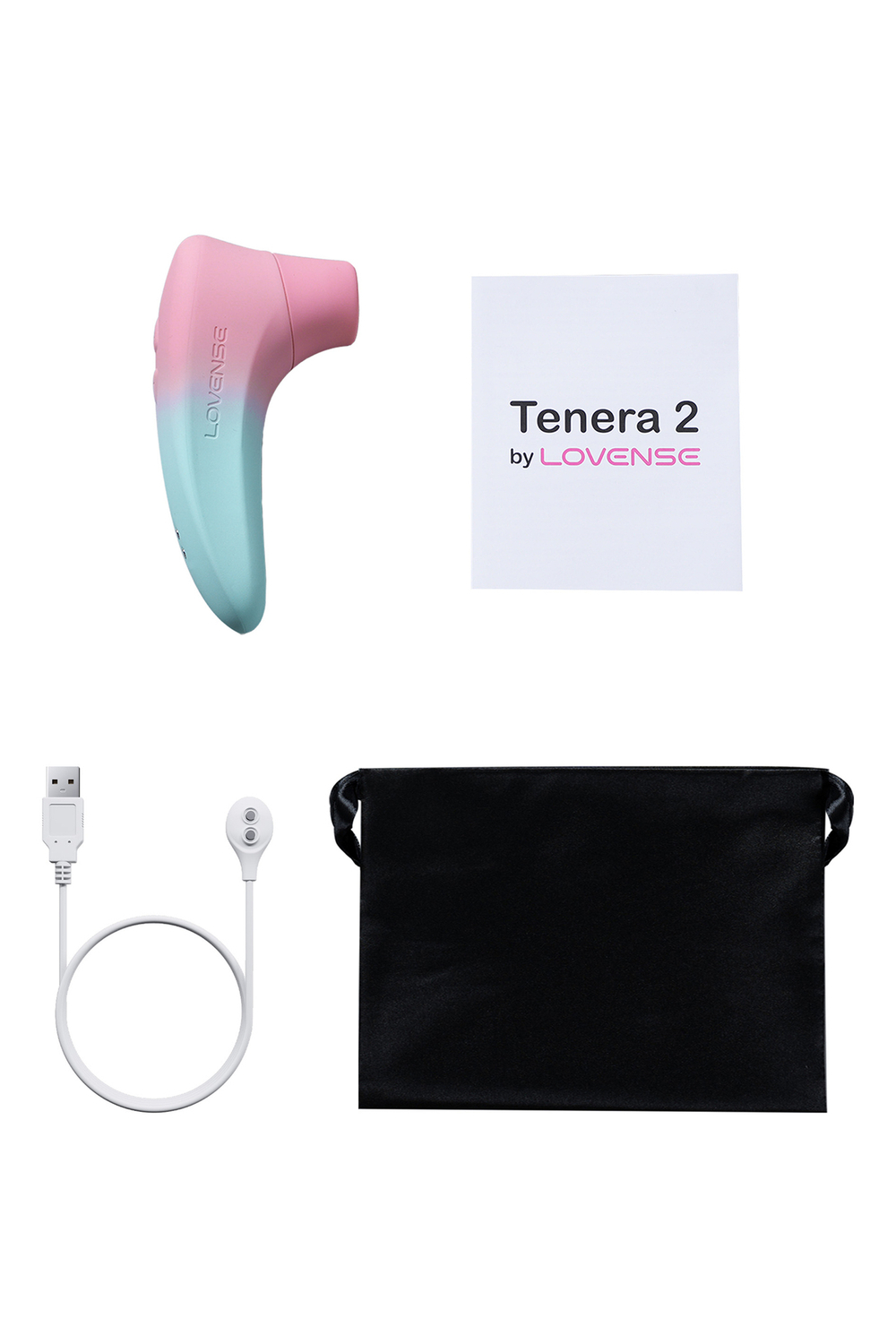 Вакумно-волновой стимулятор клитора LOVENSE Tenera 2 PulseSense, силикон, розовый