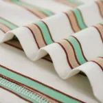 Футболка YMKASHIX Nineties Бело-Зелено-Коричневая