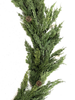 Гирлянда из можжевельника с шишками 180 см.