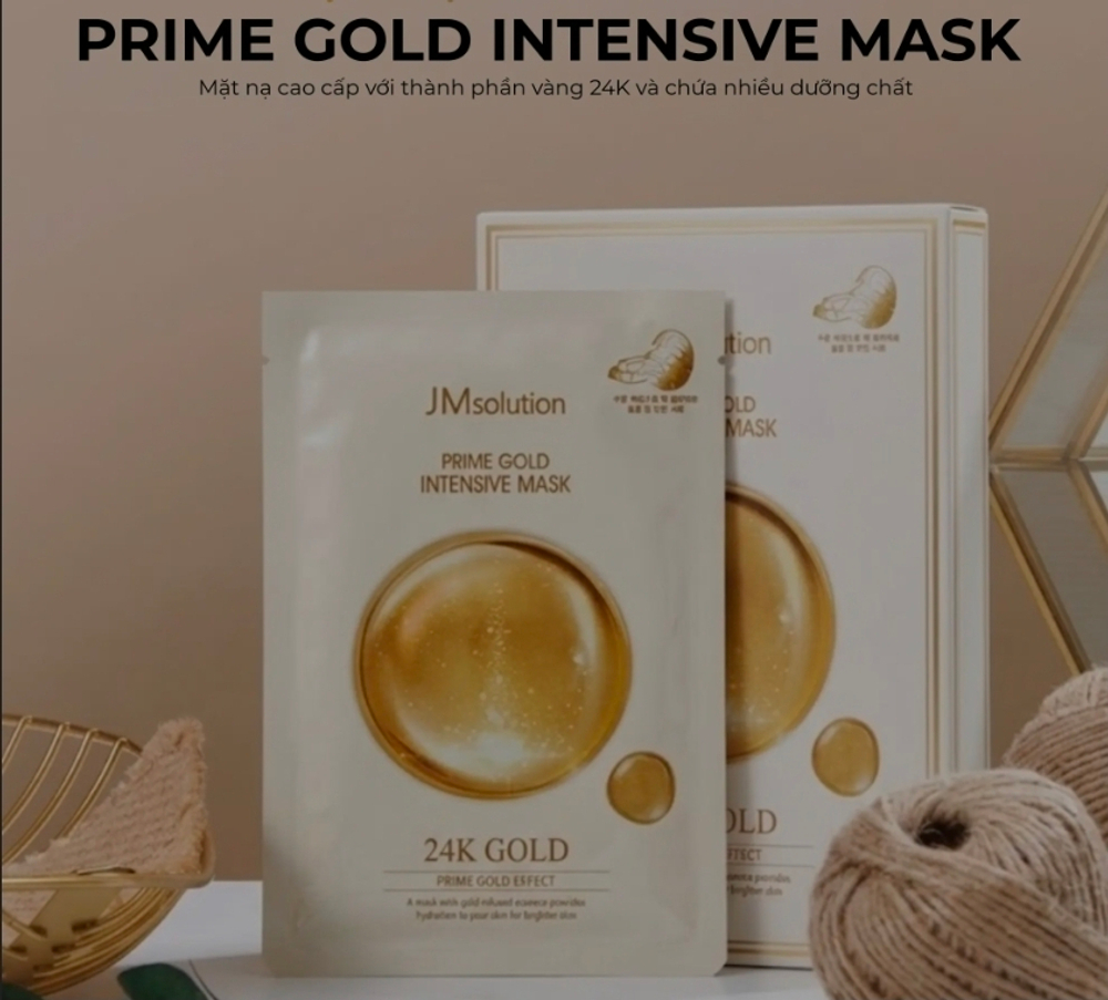 JMSOLUTION Увлажняющая , антивозрастная маска с коллоидным золотом Prime Gold Intensive Mask