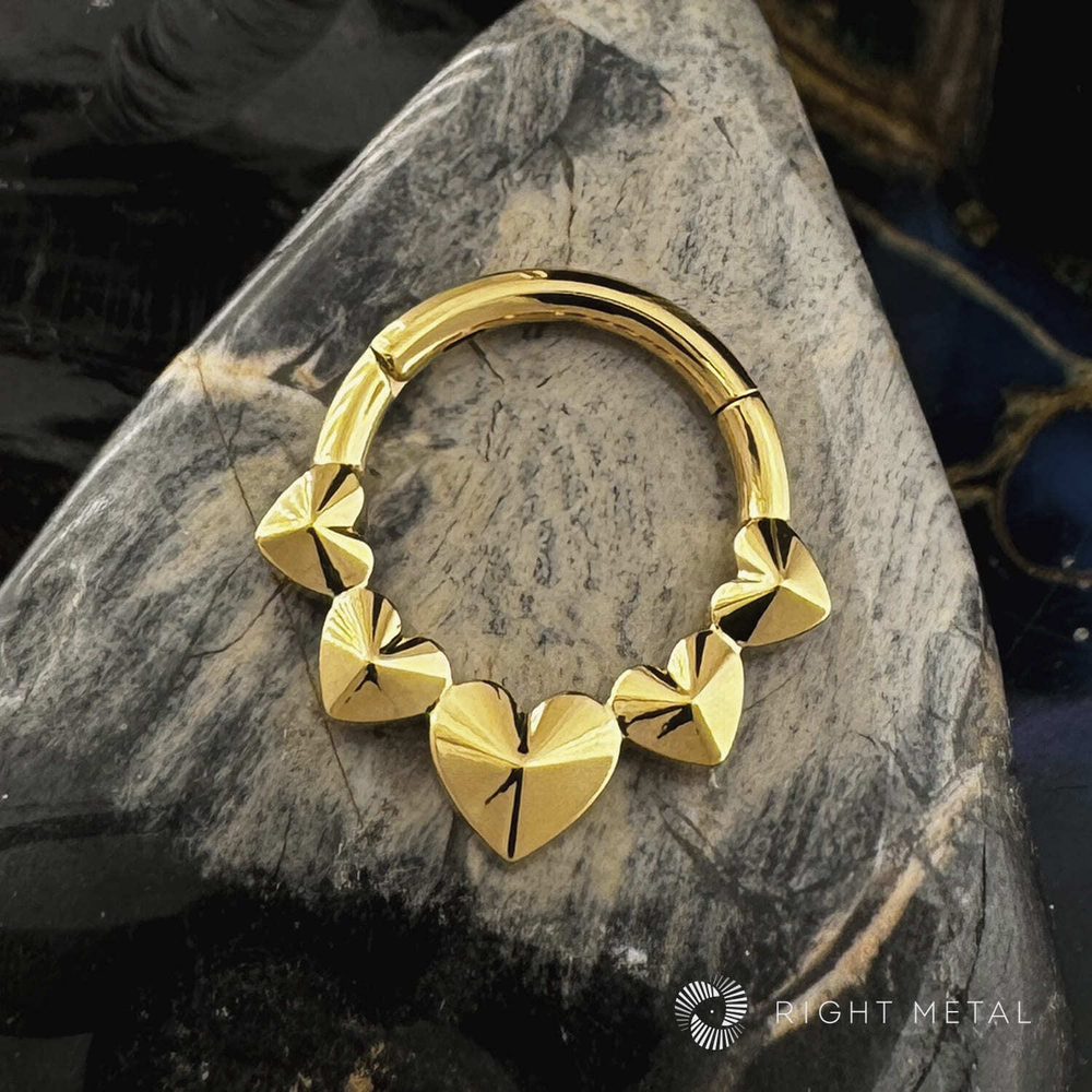 Кликер Amour Simple PVD Yellow 1.2мм