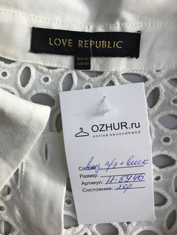 Блузка Love Republic красивая, визуально на 46 размер