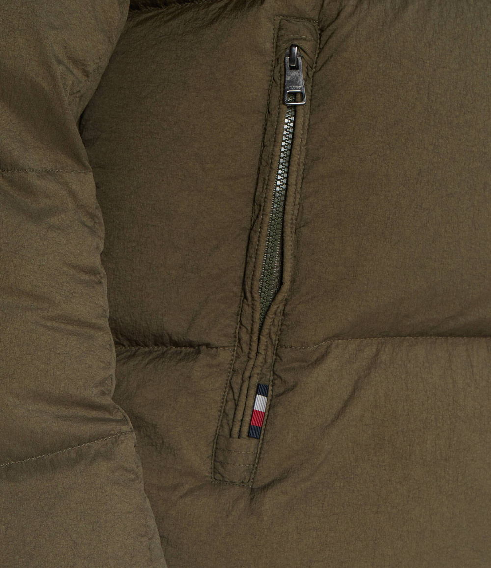 Пуховая куртка NEW YORK HOODED Tommy Hilfiger - хаки(MW0MW32786)