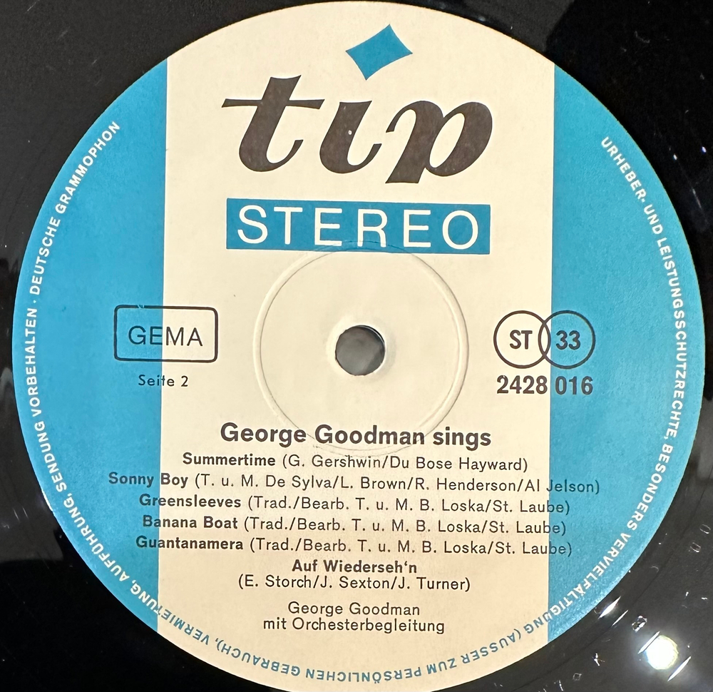George Goodman- Sings Summer Time (Германия)