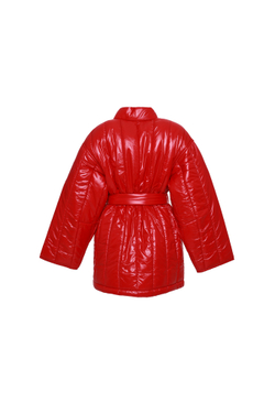 Пуховик - Кимоно укороченный