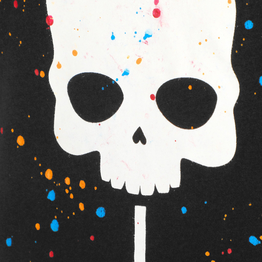 Мужское теннисное поло Hydrogen Court T-Shirt - Black, Multicoloured