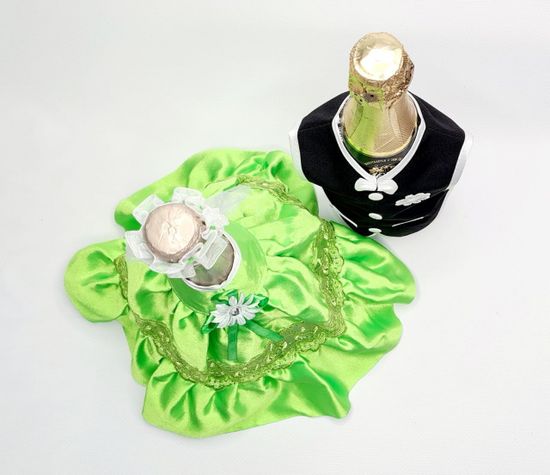 Украшение на шампанское