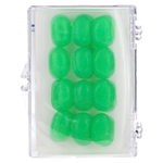 Ezy Dose, Pro-Techs, Seal-Rite, силиконовые беруши, зеленый, 6 пар и футляр