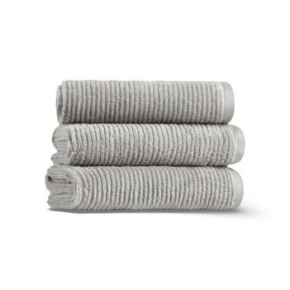 Полотенце 33x33 L'appartement Slim Ribbed fog светло-серый