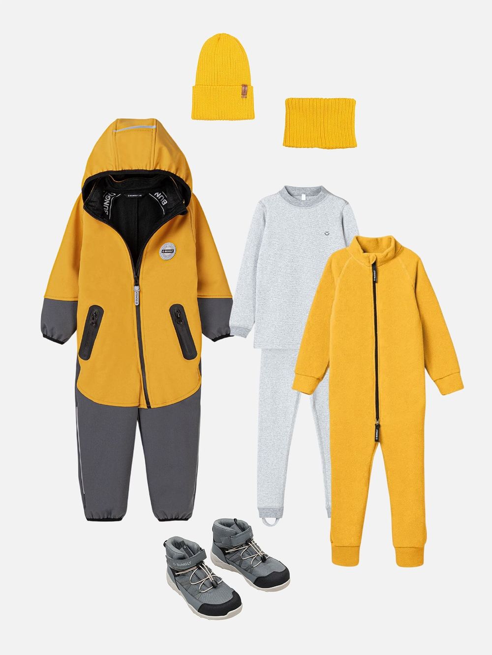 Комбинезон Softshell демисезонный "Горчица"