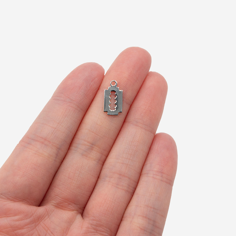 Подвеска "Лезвие" 13*6,7мм, сталь