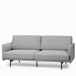 Двухместный диван Bebe 185 см, серый