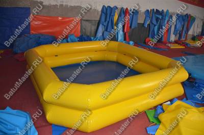 Квадратный надувной бассейн "Солнечный" 4*4*0.65 м