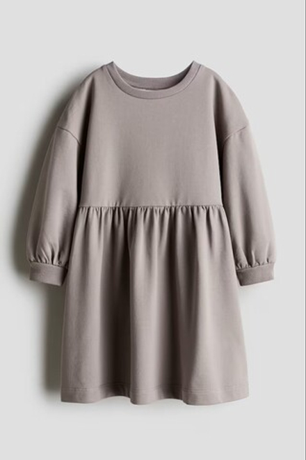 H&M Платье с круглым вырезом, земляной