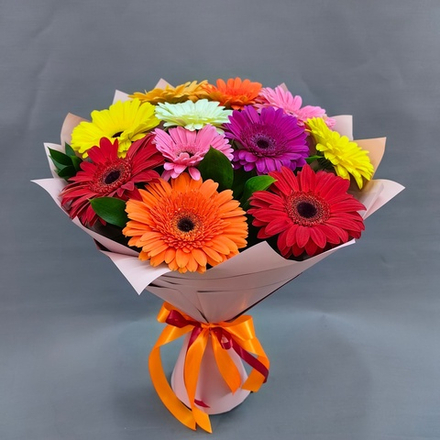 Букет из 11 гербер mix