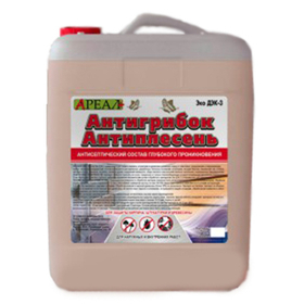 Антисептический состав Ареал+ Антигрибок Антиплесень по бетону (А-063) 5 л