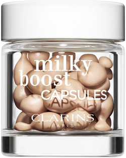 Clarins Milky Boost Capsules - осветляющая тональная капсула, 30× 0,2 ml